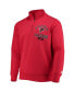 Фото #2 товара Men's Red Atlanta Falcons Heisman Quarter-Zip Jacket