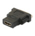 Techly IADAP-HDMI-644 - DVI-D - HDMI - Black