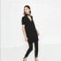 Zara 302176 Mini Dress with Choker Collar Size XXL Black