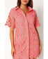 ფოტო #7 პროდუქტის Women's Tallie Button Up Mini Dress