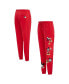 Women's Red Mickey Mouse Relax Fleece Jogger