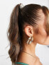 True Decadence exclusive pearl hair ponytail wrap in silver