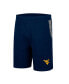 Men's Navy West Virginia Mountaineers Wild Party Tri-Blend Shorts