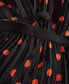 Фото #6 товара Women's Printed Pleated A-Line Midi Skirt, Created for Macy's