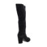 Фото #8 товара Diba True Park Bench 26018 Womens Black Suede Slip On Knee High Boots