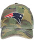 Men's New England Patriots Woodland Clean Up Adjustable Cap