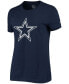 ფოტო #3 პროდუქტის Women's Navy Dallas Cowboys Logo Essential T-shirt