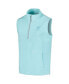 ფოტო #3 პროდუქტის Men's Aqua WM Phoenix Open Windward Half-Zip Performance Vest