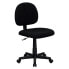 Фото #4 товара Mid-Back Black Fabric Swivel Task Chair