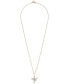 Фото #3 товара Wrapped diamond Frog 18" Pendant Necklace (1/10 ct. t.w.) in 10k Gold, Created for Macy's