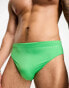 Фото #4 товара COLLUSION swim brief in bright green