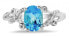 Фото #2 товара Silver decent ring with topaz Gio Caratti JJJBR24