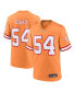 Фото #1 товара Men's Lavonte David Orange Tampa Bay Buccaneers Throwback Game Jersey