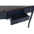 Фото #4 товара Журнальный столик DKD Home Decor Керамический Коричневый Тёмно Синий Paolownia wood 110 x 40 x 79 cm