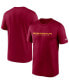 Фото #1 товара Men's Burgundy Washington Football Team Logo Essential Legend Team Performance T-shirt