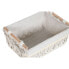 Фото #4 товара Бельевая корзина Home ESPRIT Белая Натуральная Металл Shabby Chic 42 x 32 x 51 см 5 Предметов