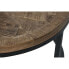 Фото #3 товара Набор из двух столиков Home ESPRIT Коричневый Чёрный Натуральный Металл Древесина манго 90 x 90 x 40 cm