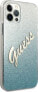 Фото #4 товара Guess Etui Guess GUHCP12LPCUGLSBL Apple iPhone 12 Pro Max niebieski/blue hardcase Glitter Gradient Script