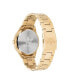 Unisex Three Hand Edition Three Gold-Tone Stainless Steel Bracelet Watch 41mm