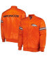ფოტო #2 პროდუქტის Men's Orange Denver Broncos The Pick and Roll Full-Snap Jacket