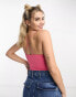 Фото #4 товара Pimkie seamless cross back cami body in pink