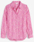 ფოტო #5 პროდუქტის Women's Button-Front Crepe Shirt, Created for Macy's