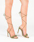 Фото #12 товара Women's Edelie Linen Tie Up Sandals