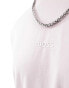 BOSS Orange Tchup relaxed fit logo tee in pink