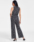 Фото #2 товара Women's Sleeveless Tie-Waist Jumpsuit, Created for Macy's