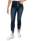 Juniors' Curvy High Rise Skinny Ankle Jeans