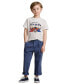 ფოტო #5 პროდუქტის Toddler and Little Boys Cotton Jersey Graphic T-shirt