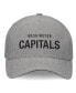 Фото #1 товара Men's Heather Gray Washington Capitals Elements A-Frame Leather Strapback Hat