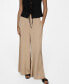 ფოტო #1 პროდუქტის Women's Wide Leg Fluid Pants