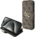 Guess Guess GUBKP15S4GMGBR iPhone 15 / 14 / 13 6.1" brązowy/brown book 4G Metal Logo