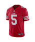 Фото #3 товара Men's Trey Lance Scarlet San Francisco 49ers Vapor Limited Jersey