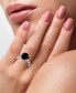 ფოტო #2 პროდუქტის EFFY® Onyx Ring in Sterling Silver