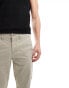 River Island laundered chinos in stone Mittlerer Stein, W30 L32 - фото #5