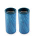 Insulated Sapphire Blue Geode Slim Can Coolers, 2 Pack