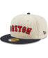 Men's White Boston Red Sox Corduroy Classic 59FIFTY Fitted Hat