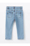 Фото #4 товара LCW baby Beli Lastikli Basic Erkek Bebek Jean Pantolon