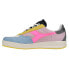 Diadora B.Elite H Luminarie Italia Lace Up Mens Blue, Off White, Pink Sneakers