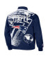 Фото #3 товара Men's NFL X Staple Navy New England Patriots Embroidered Reversable Nylon Jacket
