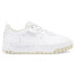 Фото #1 товара Puma Cali Dream Infuse Lace Up Womens White Sneakers Casual Shoes 38401101
