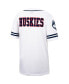 Men's White and Navy UConn Huskies Free Spirited Baseball Jersey