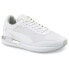 Фото #2 товара Puma City Rider Molded Lace Up Mens White Sneakers Casual Shoes 383411-02