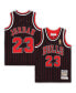 ფოტო #2 პროდუქტის Toddler Boys and Girls Michael Jordan Black Chicago Bulls 1996/97 Hardwood Classics Authentic Jersey