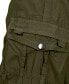 Men's Vintage-Like Cotton Cargo Belted Shorts