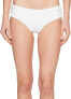 Фото #1 товара Michael Kors 170464 Womens Shirred Bikini Bottom Swimwear White Size Medium