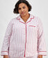 ფოტო #3 პროდუქტის Plus Size 2-Pc. Cotton Flannel Pajamas Set, Created for Macy's