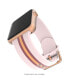 Фото #3 товара Ремешок для часов iTouch Air 4 с полосатым силиконовым ремешком в оттенке "розовый"